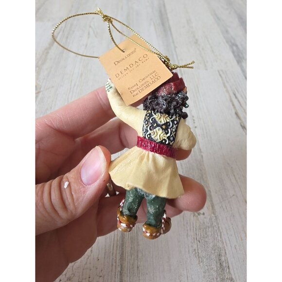 Drolleries d henderson elf candy cane cookie ornament as is Xmas tree demdaco - Picture 6 of 8